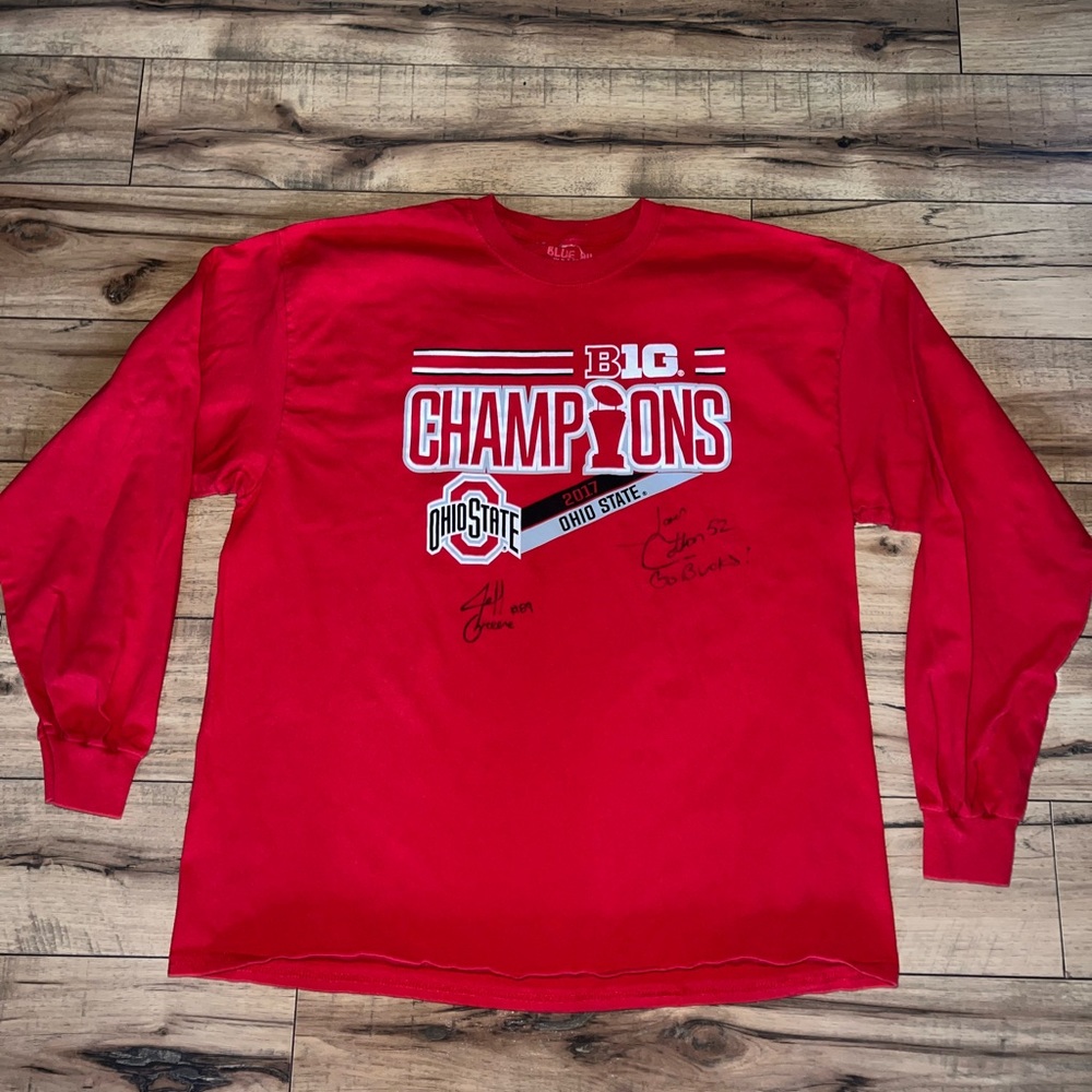 ohio state signed tee 17